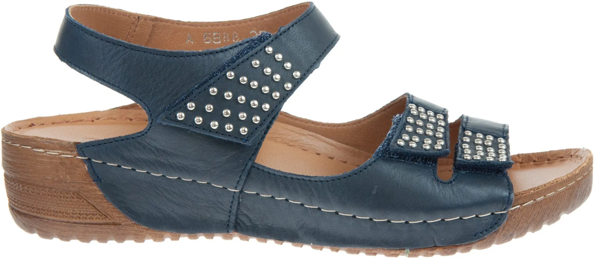 ADESSO Loretta Navy Leather Sandal