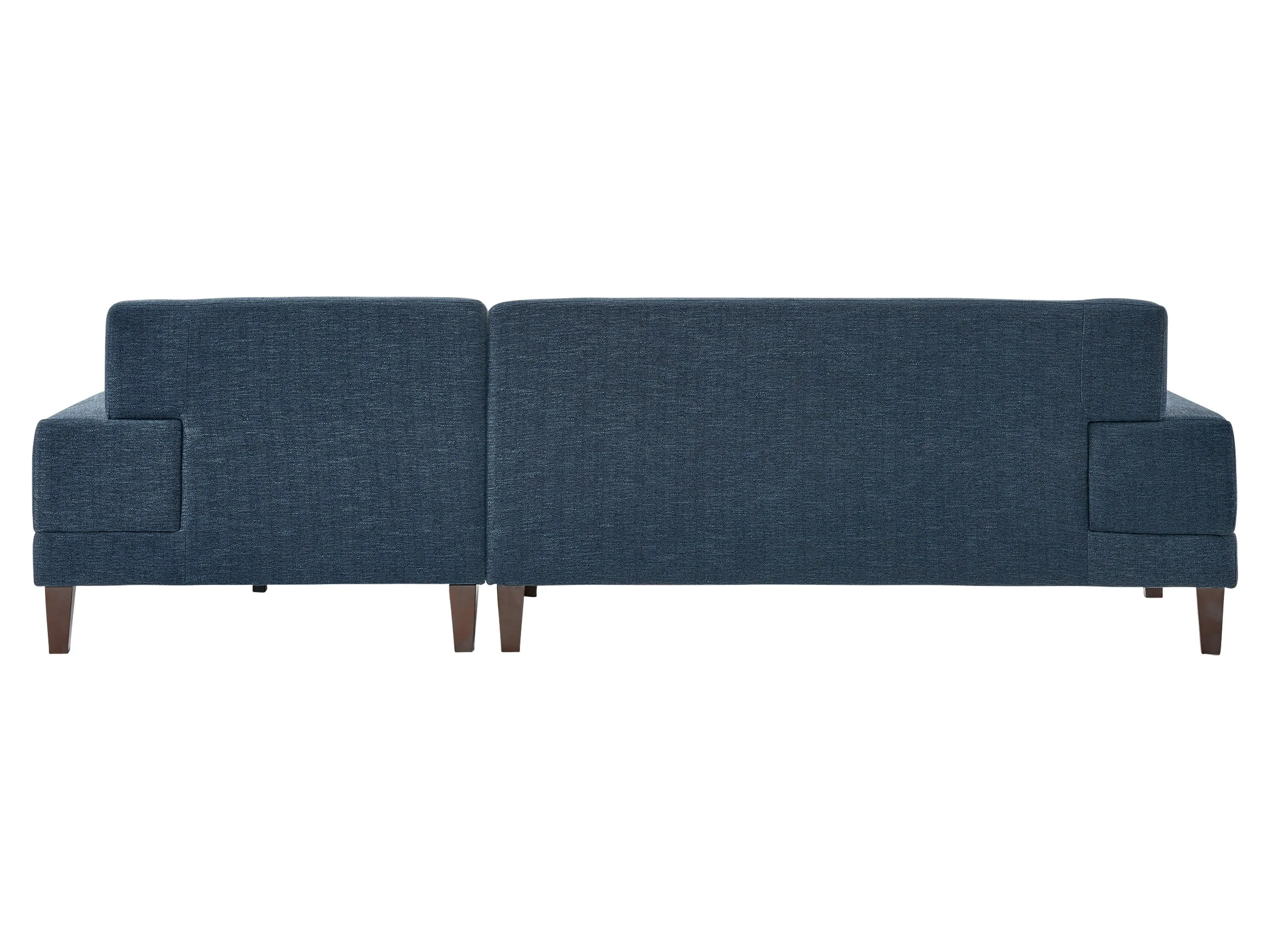 Blue Modern Right Facing Sectional Sofa