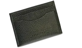 Card Holder Curved - Olive Grain