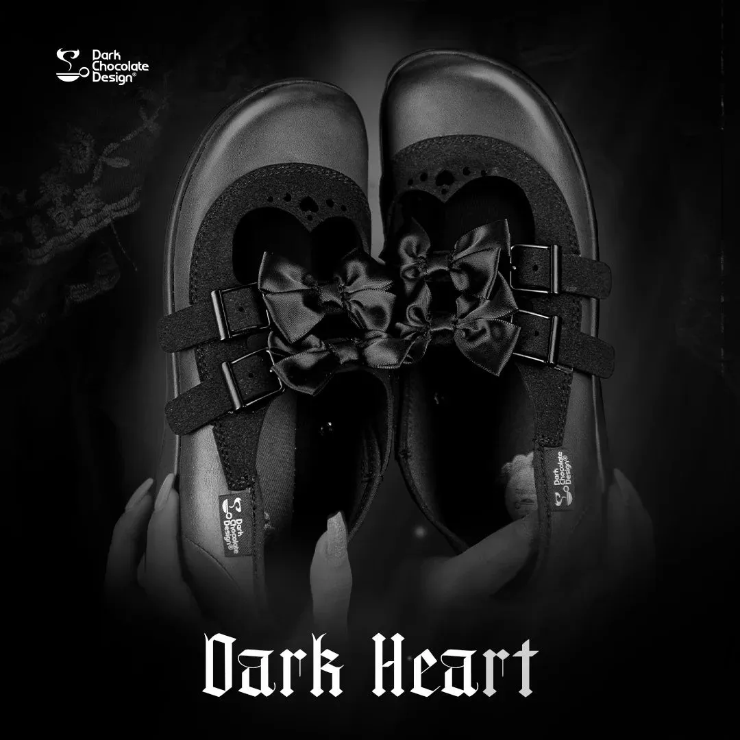Chocolaticas® DARK HEART Women's Mary Jane Flat