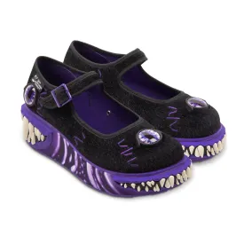 Chocolaticas® PURPLE NIGHTMARE Women's Mary Jane Platform