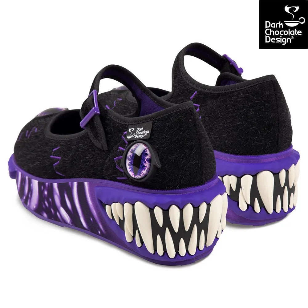 Chocolaticas® PURPLE NIGHTMARE Women's Mary Jane Platform
