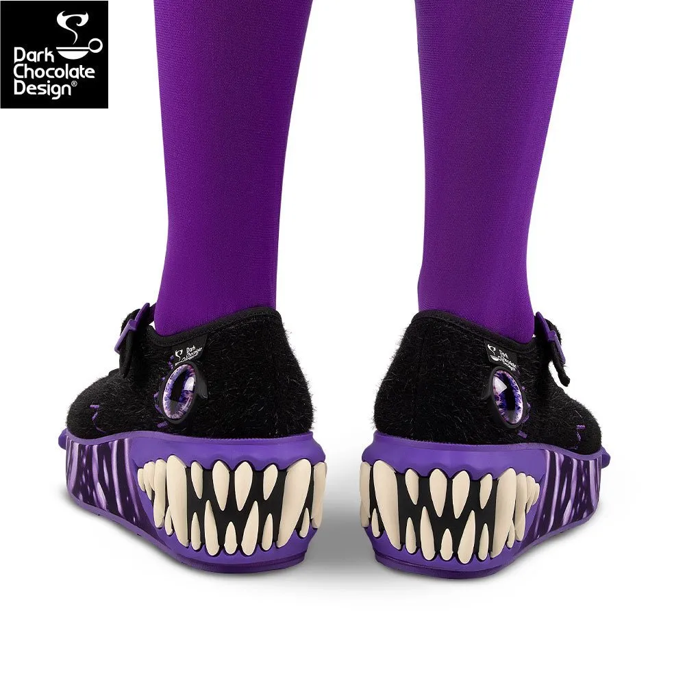 Chocolaticas® PURPLE NIGHTMARE Women's Mary Jane Platform
