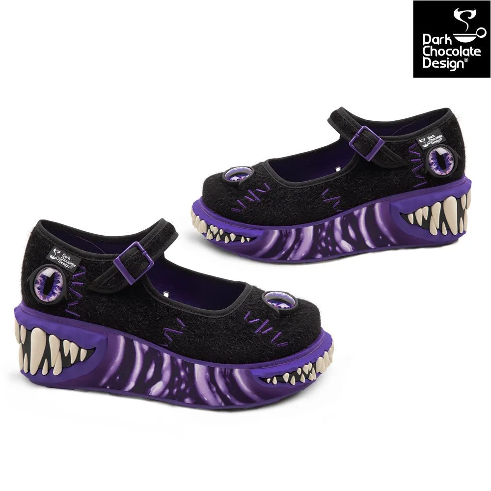 Chocolaticas® PURPLE NIGHTMARE Women's Mary Jane Platform