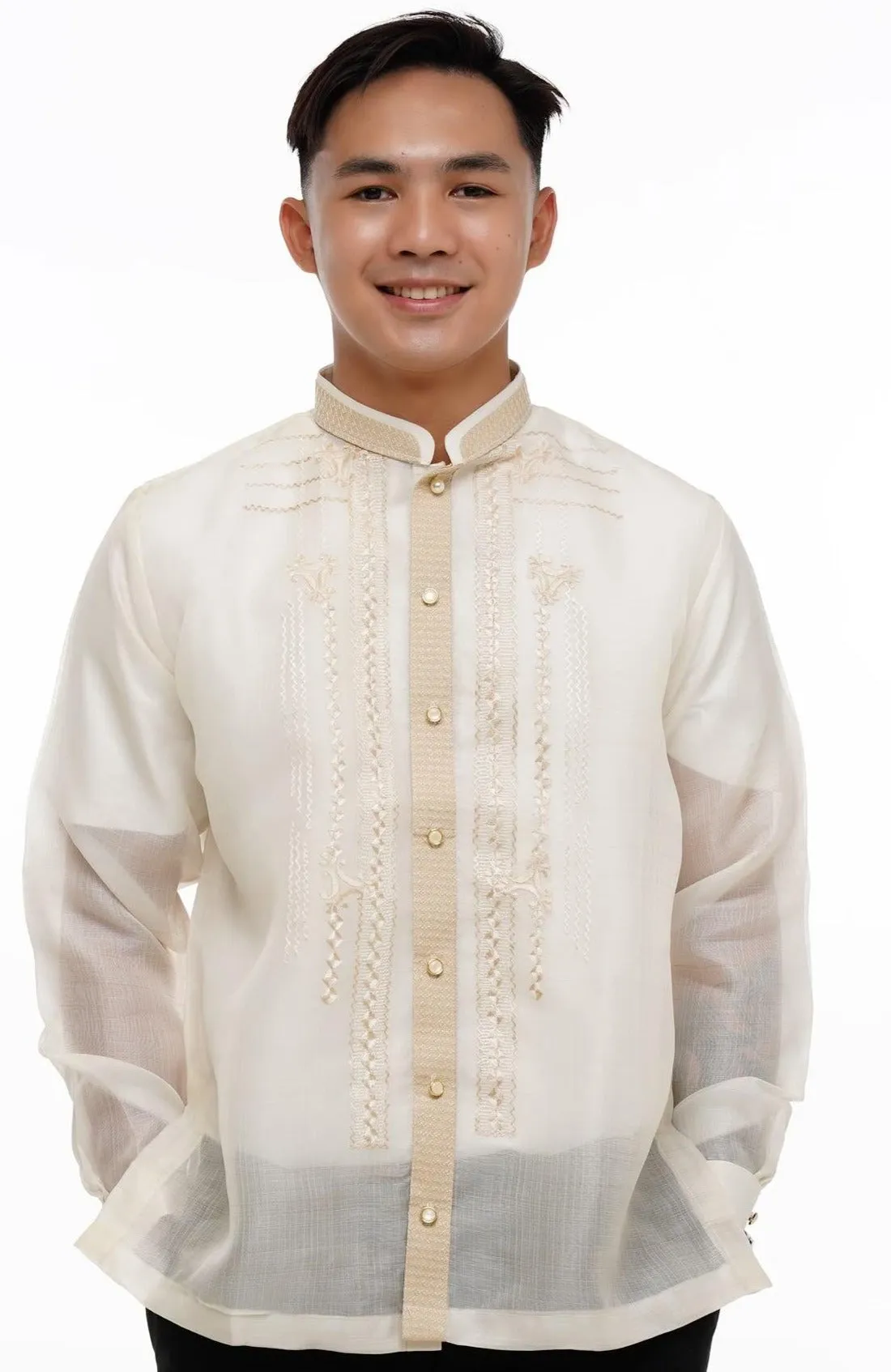 Cocoon Classic Premium Barong Tagalog Full Open - Joshua - JV401