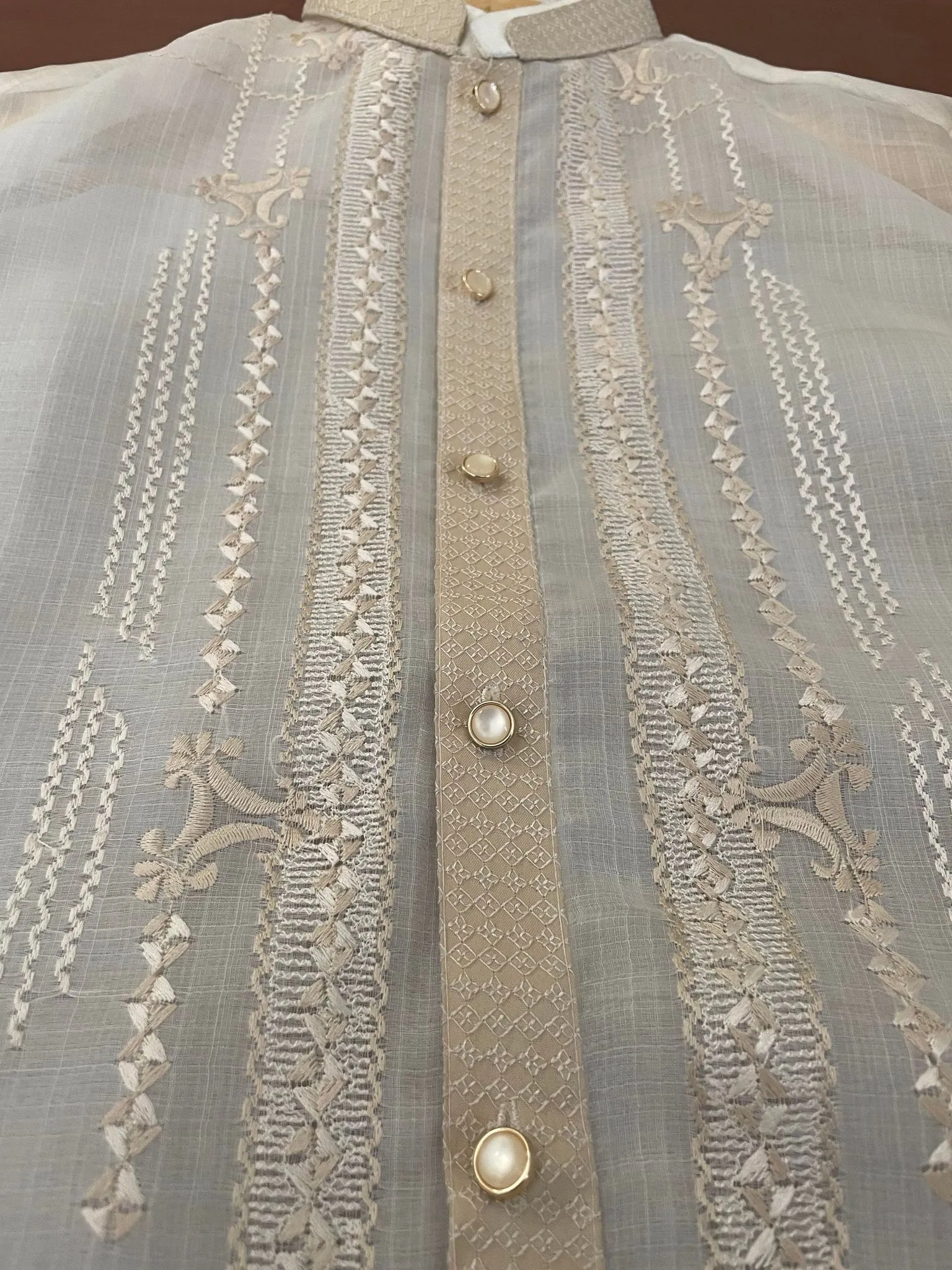 Cocoon Classic Premium Barong Tagalog Full Open - Joshua - JV401