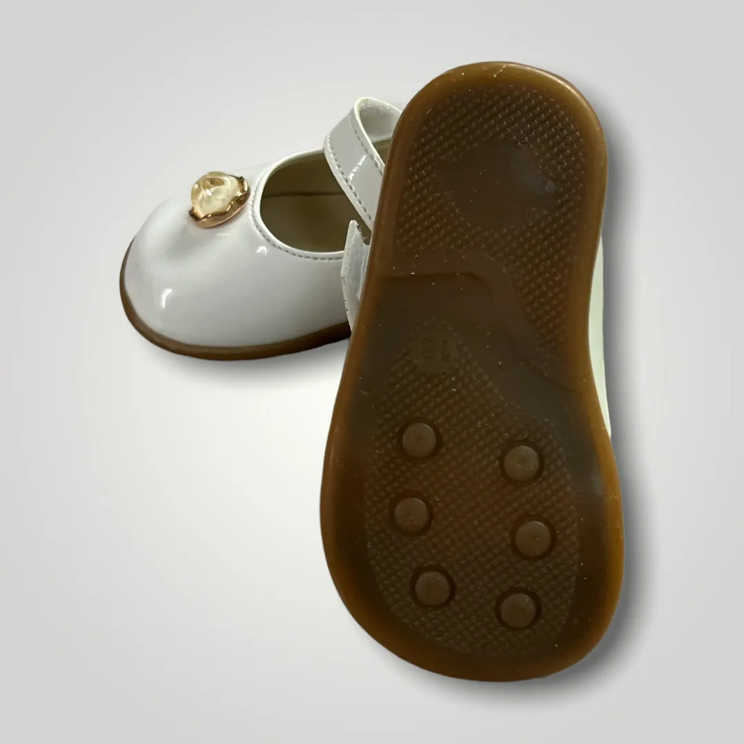Ever Kid Patent Crib Booties