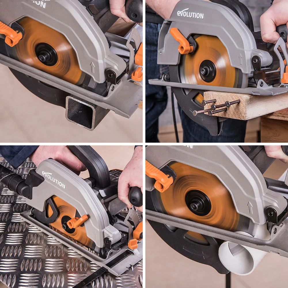 Evolution RAGEBLADE165MULTI | 6-1/2 in. | 18T | 20mm Arbor | Multi-Material TCT Blade